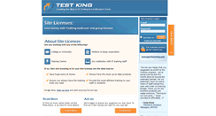 Desktop Screenshot of licensor.testking.com